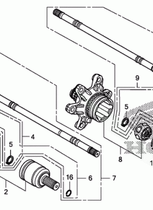 REAR DRIVESHAFT