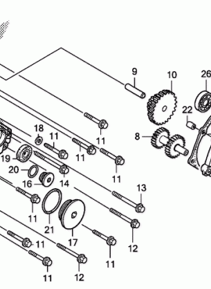 LEFT CRANKCASE COVER