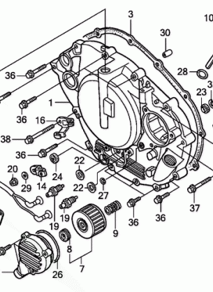 RIGHT CRANKCASE COVER