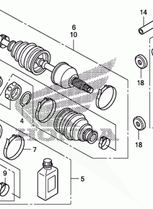 REAR KNUCKLE@REAR        DRIVESHAFT