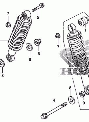 REAR SHOCK ABSORBER