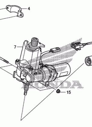 STEERING SHAFT           (TRX420FPA)