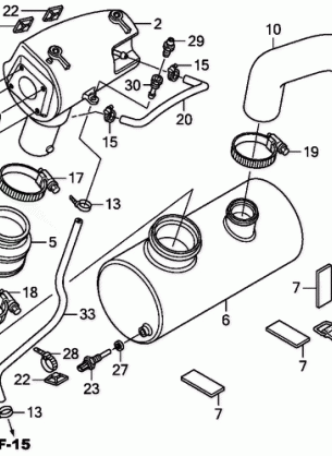 MUFFLER (ARX1500T3)