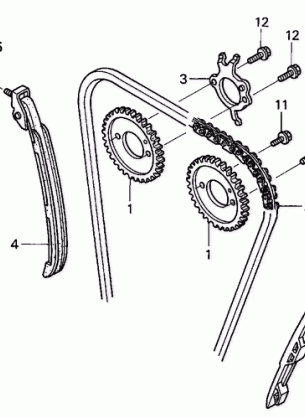 CAM CHAIN@TENSIONER