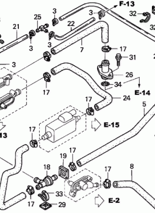 WATER HOSE (TURBO / ''03)