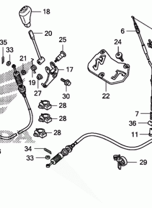 SHIFT LEVER@SELECT LEVER