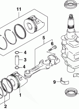 CRANKSHAFT & PISTONS