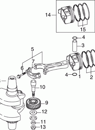 CRANKSHAFT & PISTONS