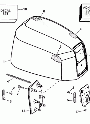 ENGINE COVER -- JOHNSON