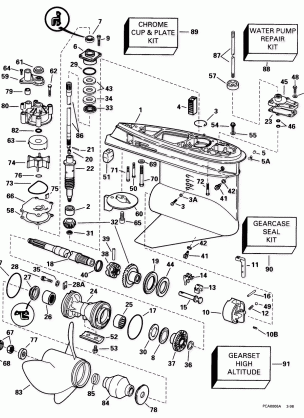 GEARCASE -- STANDARD ROTATION -- IL & FTL MODELS