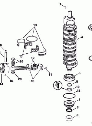 CRANKSHAFT & PISTONS