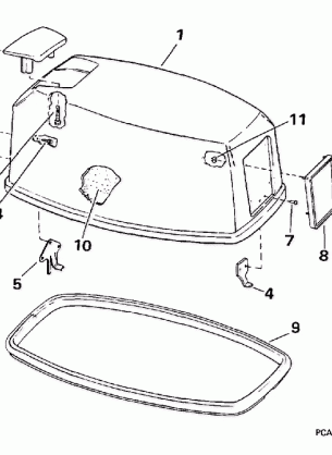 ENGINE COVER -- JOHNSON