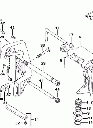 STERN & SWIVEL BRACKET