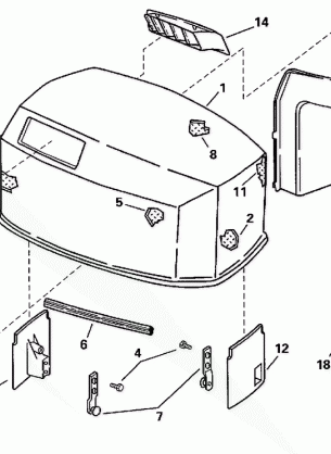 ENGINE COVER -- JOHNSON