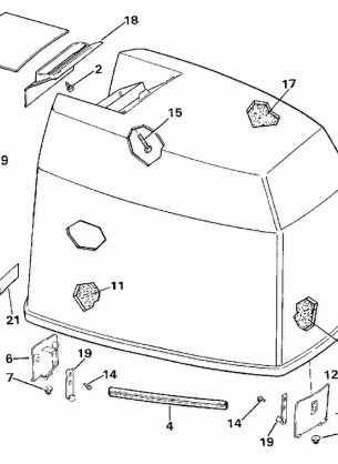 ENGINE COVER -- EVINRUDE