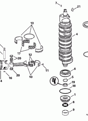 CRANKSHAFT & PISTONS