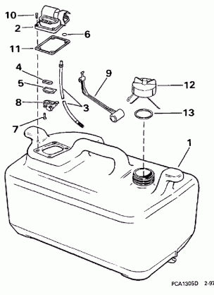 FUEL TANK -- 6 GALLON