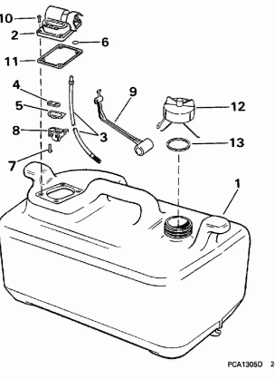 FUEL TANK -- 6 GALLON