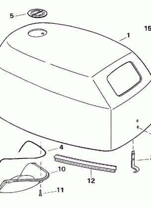 ENGINE COVER -- JOHNSON