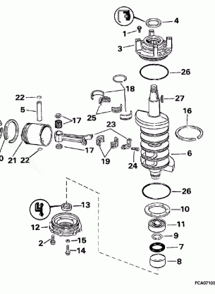 CRANKSHAFT & PISTON