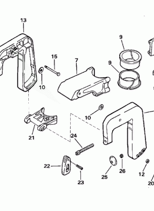 STERN BRACKET & SWIVEL BRACKET