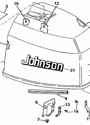 ENGINE COVER - JOHNSON