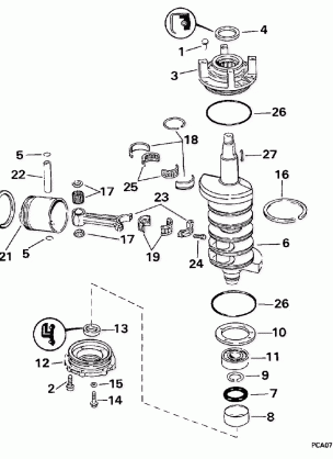 CRANKSHAFT & PISTON