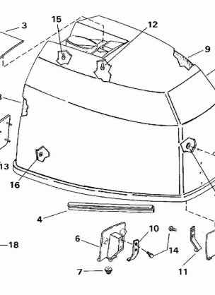 ENGINE COVER - JOHNSON