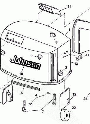 ENGINE COVER - JOHNSON