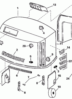 ENGINE COVER - EVINRUDE