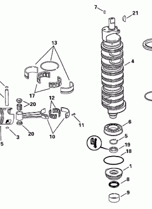 CRANKSHAFT & PISTONS