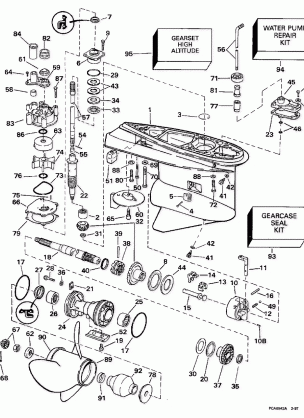 GEARCASE - STANDARD ROTATION - 25 IN. & 30 IN. MODELS