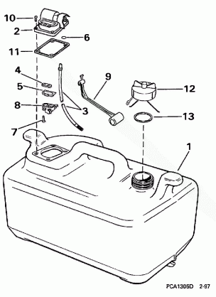 FUEL TANK - 6 GALLON