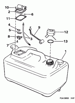 FUEL TANK - 6 GALLON