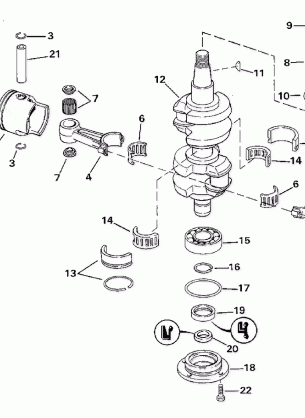 CRANKSHAFT & PISTON