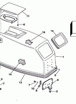 ENGINE COVER - JOHNSON