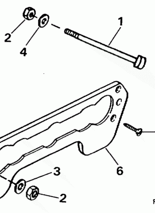 TRANSOM MOUNT KIT - 40 ROPE