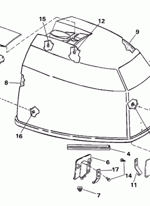 ENGINE COVER - EVINRUDE