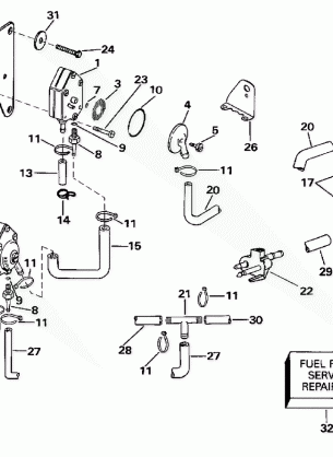 FUEL PUMP & FILTER - EARLY PRODUCTION