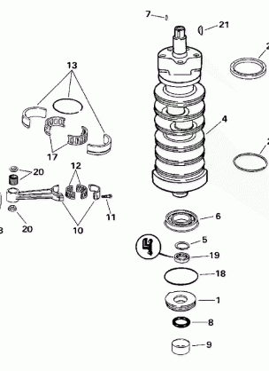 CRANKSHAFT & PISTON