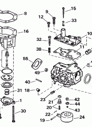 CARBURETOR - 15 H.P.