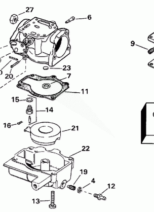 CARBURETOR - 30 H.P.