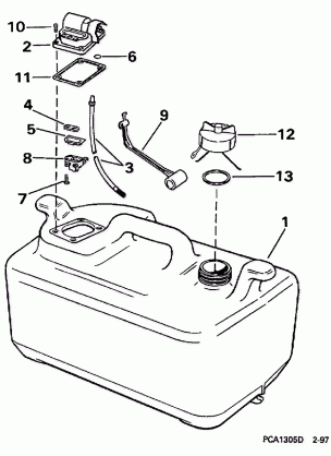 FUEL TANK - 6 GALLON