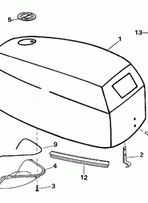 ENGINE COVER - JOHNSON