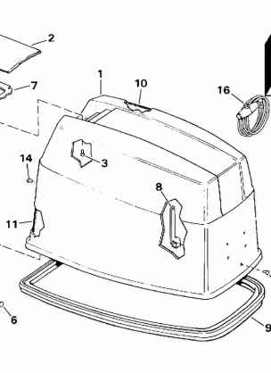 ENGINE COVER - JOHNSON