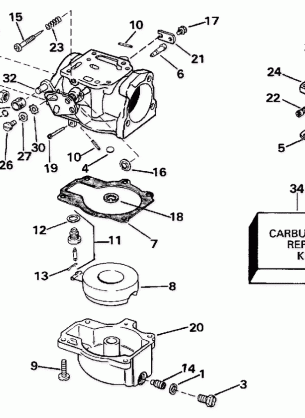 CARBURETOR - 50 60 70