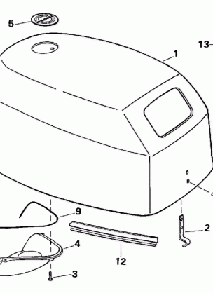 ENGINE COVER - JOHNSON