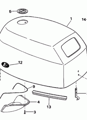 ENGINE COVER - EVINRUDE