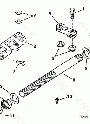 DUAL STEERING CONNECTOR KIT - 115GL ONLY