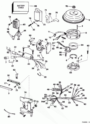 IGNITION SYSTEM - ELECTRIC START 40TE MODELS